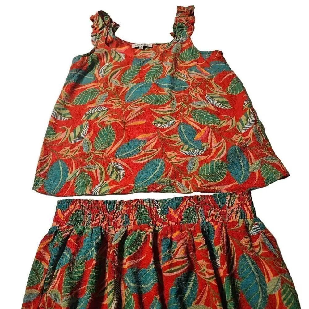 Rose + olive set top and pants